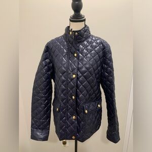 J CREW BARN COAT in NAVY.